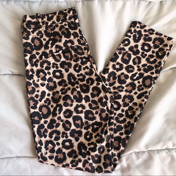 H&M Pants - h&m - leopard slacks
